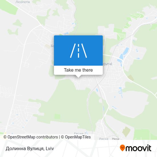Долинна Вулиця map