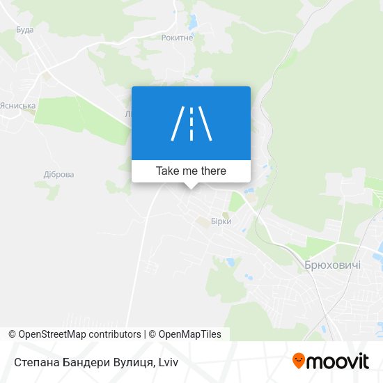 Степана Бандери Вулиця map