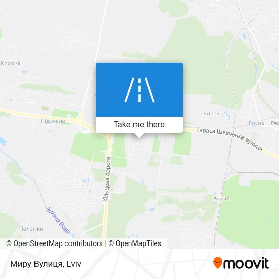 Миру Вулиця map