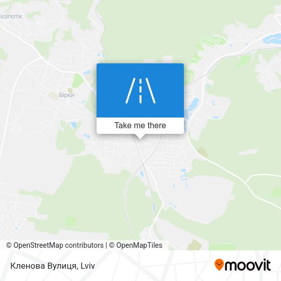 Кленова Вулиця map