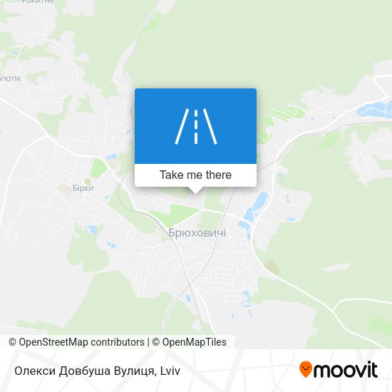 Олекси Довбуша Вулиця map
