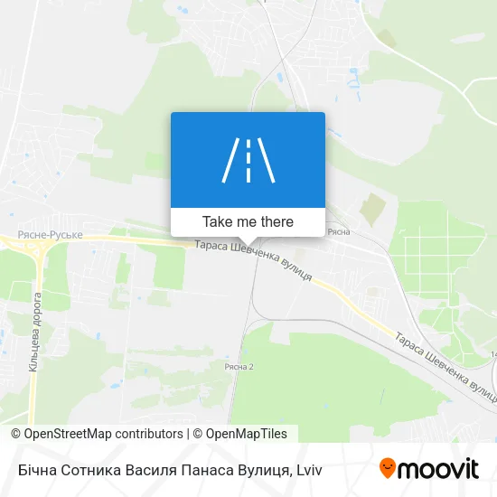 Бічна Сотника Василя Панаса Вулиця map
