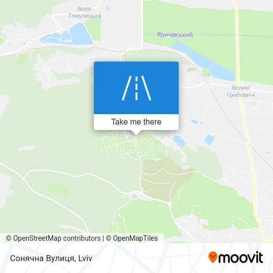 Сонячна Вулиця map
