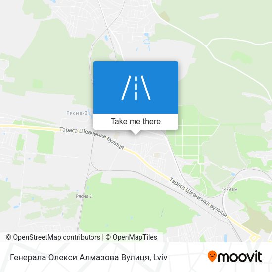 Генерала Олекси Алмазова Вулиця map