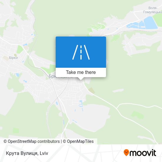 Крута Вулиця map