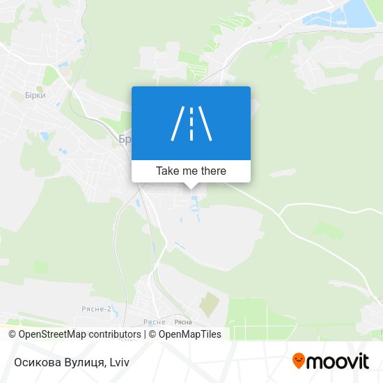 Осикова Вулиця map