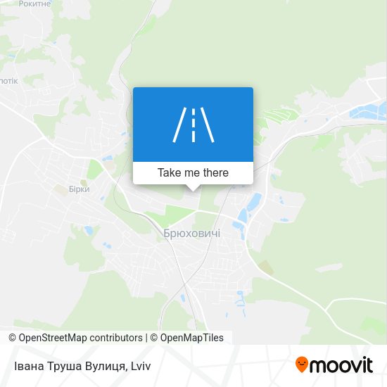 Івана Труша Вулиця map