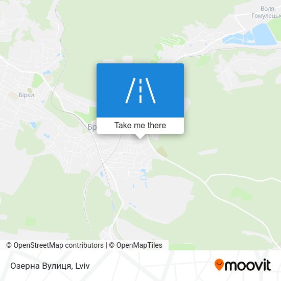 Озерна Вулиця map