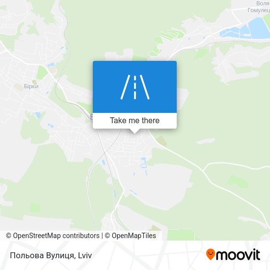 Польова Вулиця map