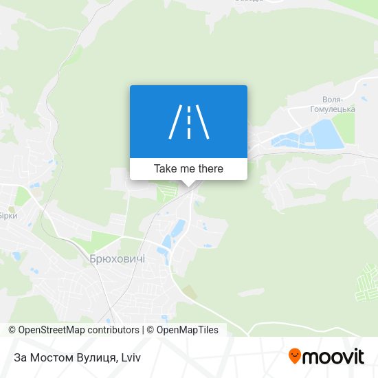 За Мостом Вулиця map