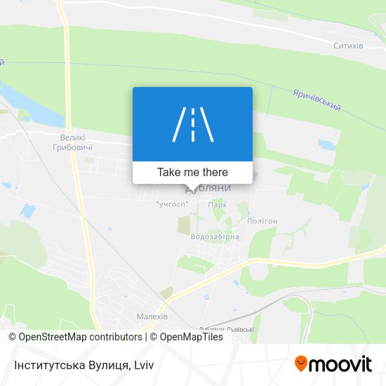 Інститутська Вулиця map