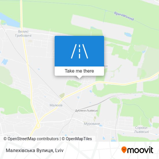 Малехівська Вулиця map