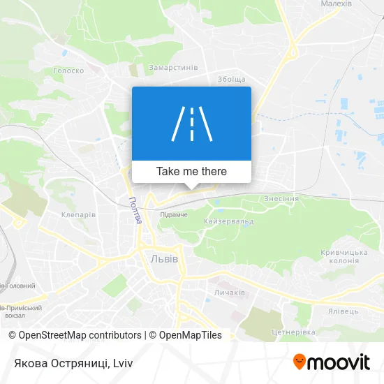 Карта Якова Остряниці