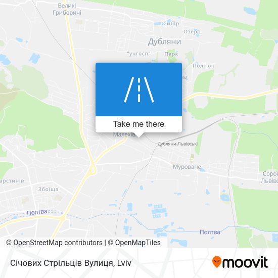 Січових Стрільців Вулиця map