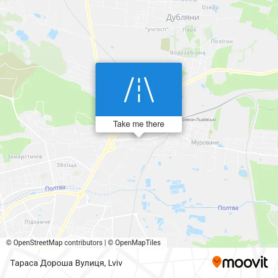 Карта Тараса Дороша Вулиця