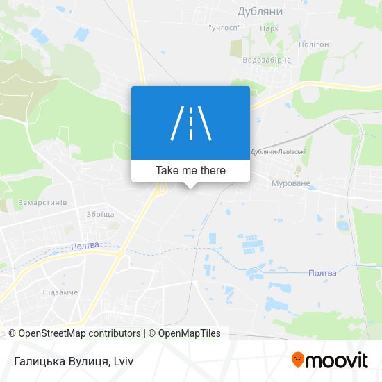 Галицька Вулиця map