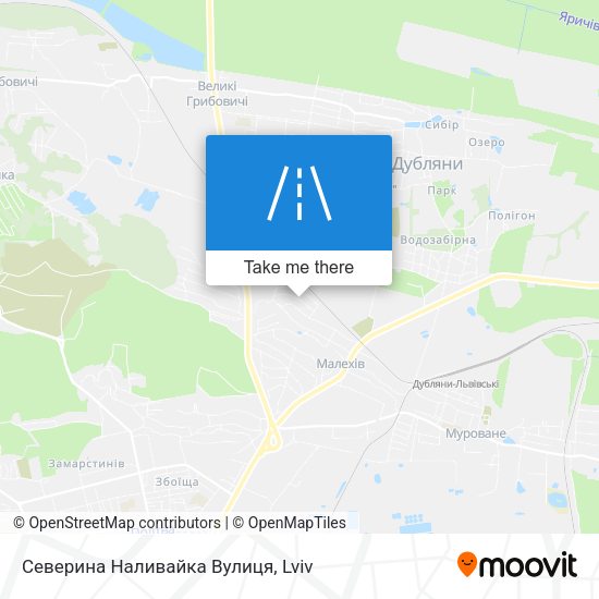 Северина Наливайка Вулиця map