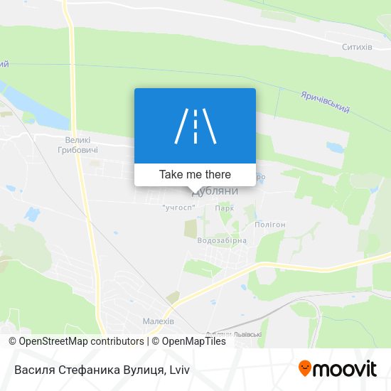 Василя Стефаника Вулиця map