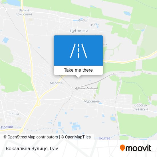 Вокзальна Вулиця map