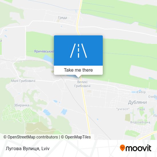 Лугова Вулиця map