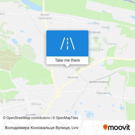 Володимира Коновальця Вулиця map