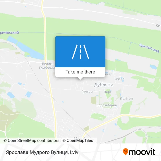 Карта Ярослава Мудрого Вулиця