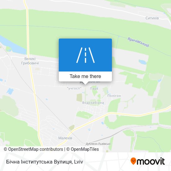 Бічна Інститутська Вулиця map