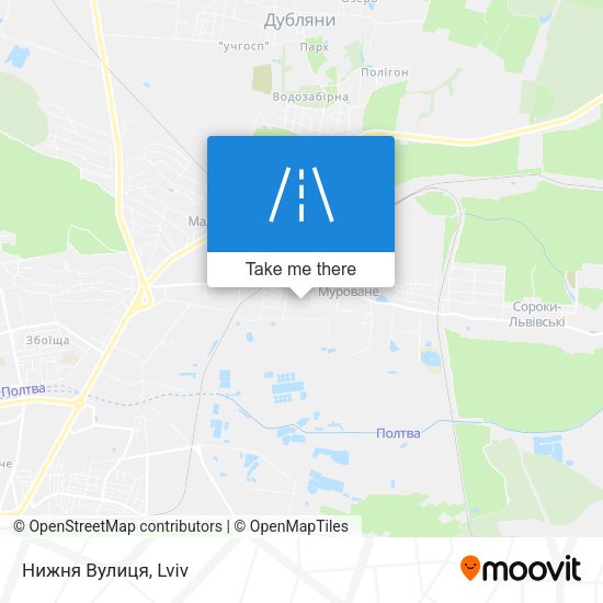 Нижня Вулиця map