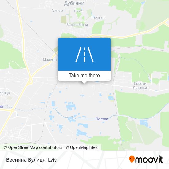 Весняна Вулиця map