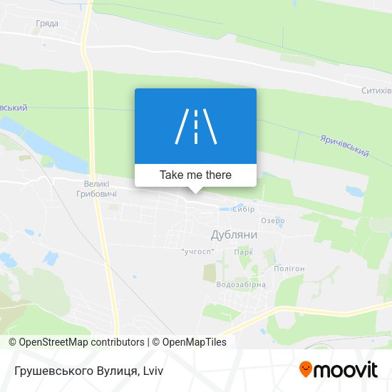 Грушевського Вулиця map