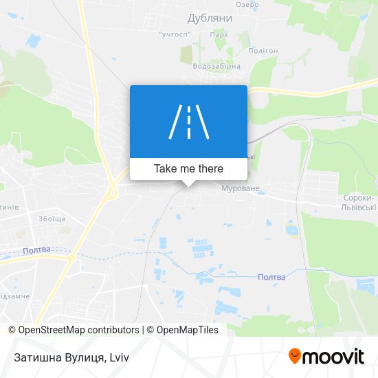 Затишна Вулиця map