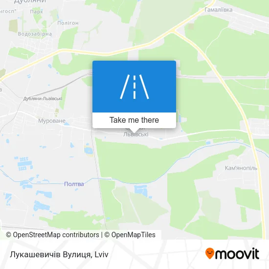 Карта Лукашевичів Вулиця