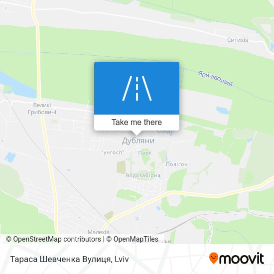 Тараса Шевченка Вулиця map