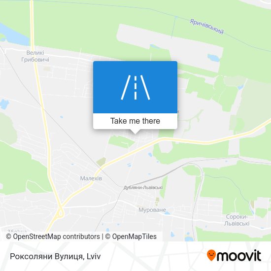 Роксоляни Вулиця map