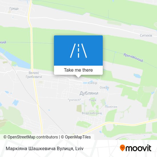 Маркіяна Шашкевича Вулиця map