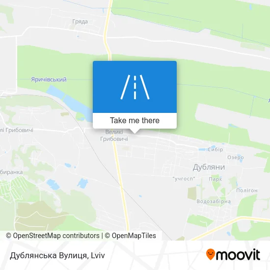 Карта Дублянська Вулиця