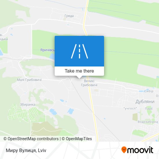 Миру Вулиця map