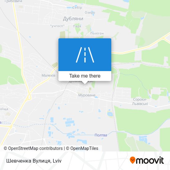 Шевченка Вулиця map