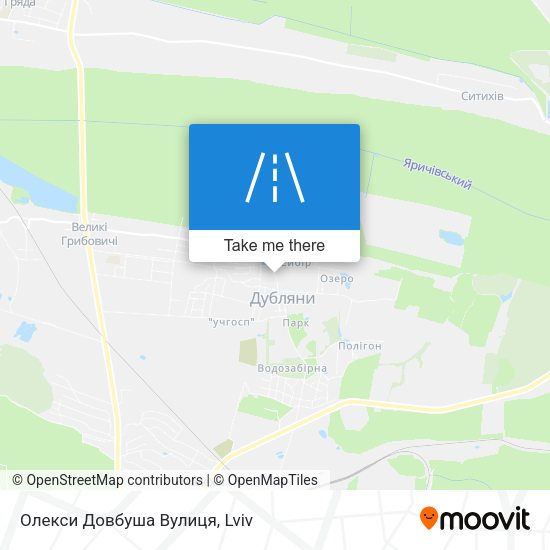 Олекси Довбуша Вулиця map