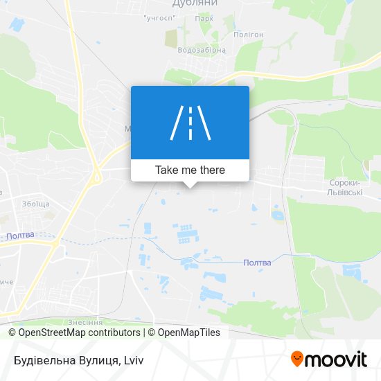 Карта Будівельна Вулиця