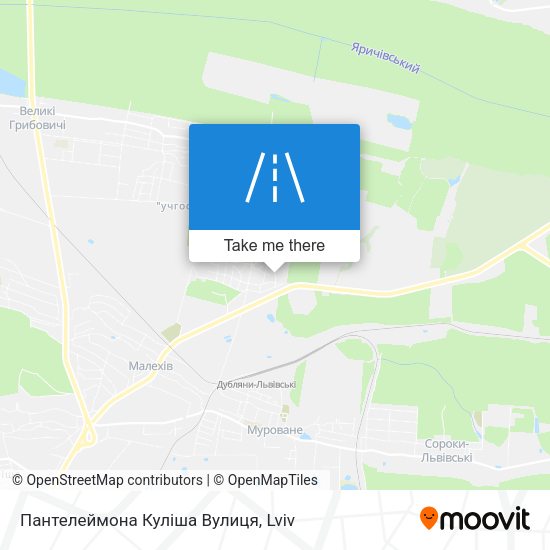 Пантелеймона Куліша Вулиця map