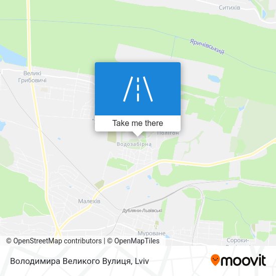 Володимира Великого Вулиця map