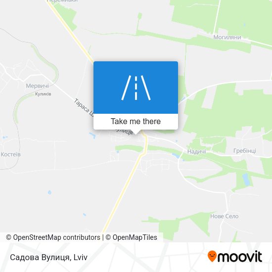 Садова Вулиця map