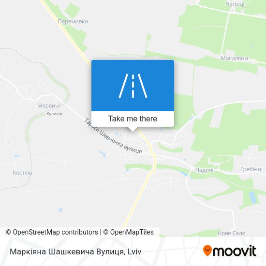 Маркіяна Шашкевича Вулиця map