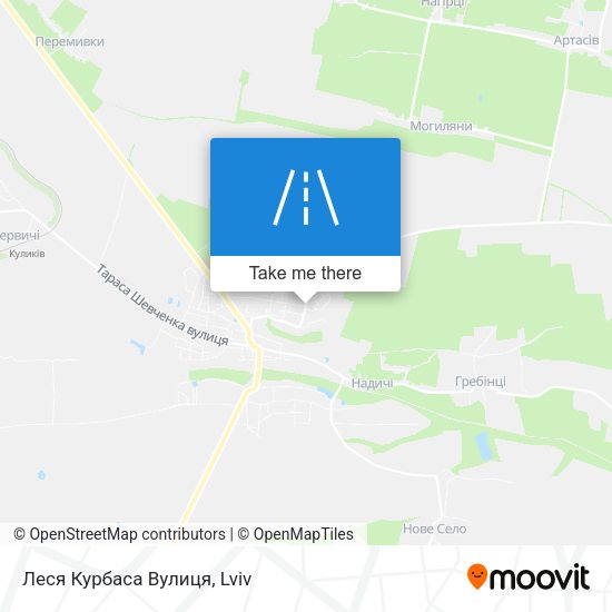 Леся Курбаса Вулиця map