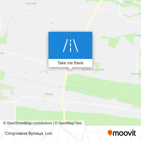 Спортивна Вулиця map