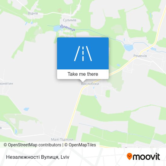 Незалежності Вулиця map