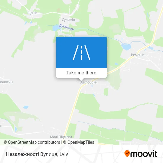 Карта Незалежності Вулиця