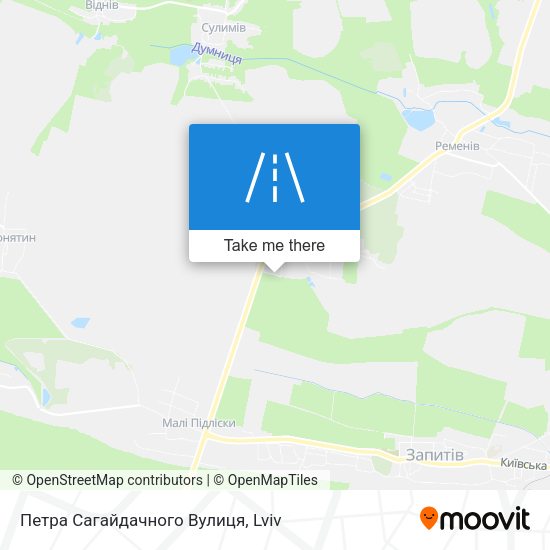 Петра Сагайдачного Вулиця map
