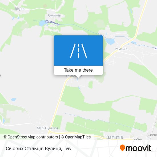 Січових Стільців Вулиця map